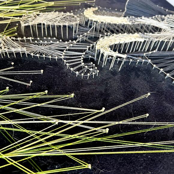 Elephant Vintage MID CENTURY 1978 "The Guardian" Sting Art COMPLETED Wall Art - Picture 6 of 7